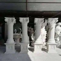 ستون قاشقی مارپیچی ساده سرستون نگین دار قوچی|مصالح و تجهیزات ساختمان|چهارباغ, |دیوار