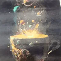 نقاشی رولی فنجون شگفت انگیز