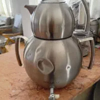 ۲عدد کتری و قوری استیل