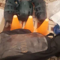 کفش اسکیت سایز ۳۷ کلا ه ایمنی مانع۳عدد،کیف|دوچرخه، اسکیت، اسکوتر|قدس, شهر‌قدس|دیوار