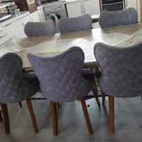 میز و صندلی ۸ نفره ناهار خوری|میز و صندلی غذاخوری|نوشهر, |دیوار