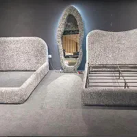 تخت چستر مینیمال پارچه خارجی|تخت و سرویس خواب|اصفهان, رهنان|دیوار