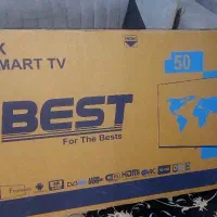 تلویزیون 50اینچbest هوشمنداکبند باگارانتی|تلویزیون و پروژکتور|اهواز, پردیس دو|دیوار