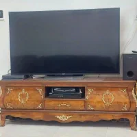 یک عدد میز کنسول با آینه و میز تلویزیون منبت کاری|بوفه، ویترین، کنسول|تهران, شهرک آزادی|دیوار