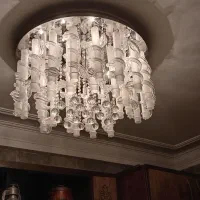 لوستر سالن|لوستر و چراغ آویز|قم, باجک یک|دیوار