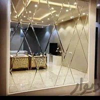 آینه کاری آینه دکوراتیو بک لایت آینه دفرمه منحنی
