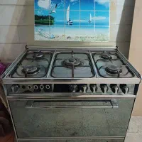 اجاق گاز تمام استیل فر دار