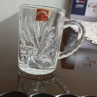ظروف کریستال خارجی اصل فنجون استکان نعلبکی