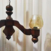 لوستر نو چوبی|لوستر و چراغ آویز|سبزوار, مدرس|دیوار