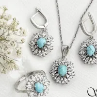 نیم ست نقره