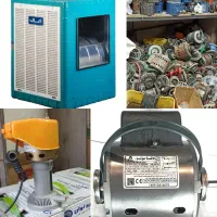 تعمیر و سرویس کولر آبی تعویض موتور سوخته با نو