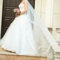 لباس عروس مدل دامن سوپرکلوش