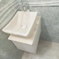 سنگ دست شویی دست ساز نونو هنوز نصب نشده