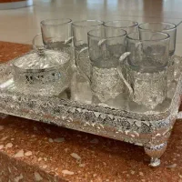 سینی و ست پذیرایی سیلور|ظروف سرو و پذیرایی|تهران, صد دستگاه|دیوار