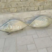 ۲ عدد چراغ جلو تیبا ۱ همراه با لامپ بفروش میرسد|قطعات یدکی و لوازم جانبی|امیدیه, |دیوار