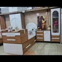 سیسمونی نی نی گل|تخت و سرویس خواب|اسلام‌شهر, شهرک قائمیه|دیوار