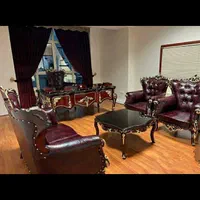 میز مدیریت 05 صندلی جک/ نیم ست مبل اداری/ کتابخانه|دفتر کار|کرمانشاه, |دیوار