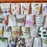 لیوان کاغذی گلاسه سایزبندی عمده خرده ضمانت