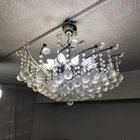 لوستر زیبا کریستالی|لوستر و چراغ آویز|شیراز, گلدشت معالی‌آباد|دیوار