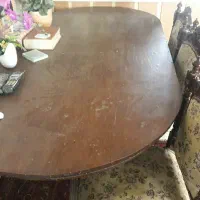 میز نهار خوری چوب  ۸ نفره