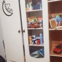 فروش تخت نوجوان کمدبوفه عسلی بزرگ