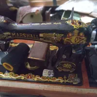 چرخ خیاطی مارشال قدیمی انتیک دارای قابلیت برقی