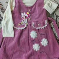 پیراهن دخترانه مخمل