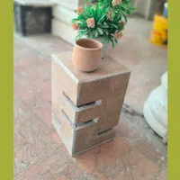 پایه چراغ سنگی تراورتن آتشکوه