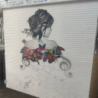 پرده  شید  دو مکانیزم   زبرا  چاپی  استخری