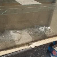 آکواریوم ماهی ام دی اف باپایه فلزی|ماهی|محلات, |دیوار