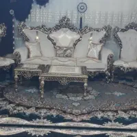 یک دست مبل ۹نفره سلطنتی در حد نو