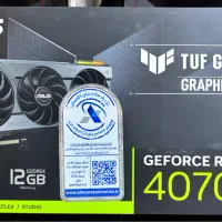 گیمینگ نسل سیزده گرافیک RTX 4070 TUF بسیار نو|رایانه رومیزی|تهران, امجدیه (خاقانی)|دیوار