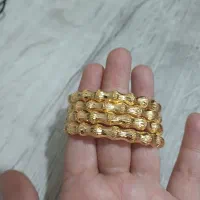 ۴لنگه النگو سایز۲،آبکاری طلا