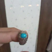 انگشتر فیروزه نیشابور نقره