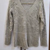 بلوز قلاب بافی رنگ فیلی