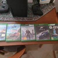 xbox series x دو دسته با دیسک بازی|کنسول، بازی ویدئویی و آنلاین|تهران, ابوذر|دیوار