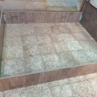 تخت خواب دو نفره در حد نو|تخت و سرویس خواب|دهلران, |دیوار