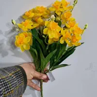 گل نرگس مصنوعی لمسی گیاه برگ|گل مصنوعی|تهران, خانی‌آباد|دیوار