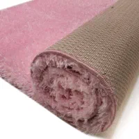 فرش شگی خارجی رنگ صورتی