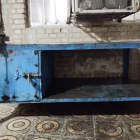 میز آهنی بزرگ و جک سوسماری|ابزارآلات|شوش, |دیوار