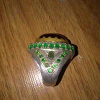 انگشتر جواهراتی یاقوت استار بی نظیر رنگ بنفش