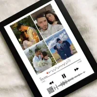 تابلوی موزیکال با عکس و آهنگ دلخواه(نصف قیمت)