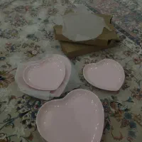 بشقاب قلبی چینی|ظروف سرو و پذیرایی|قرچک, مهدیه|دیوار