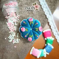 جاسوزنی جهاز عروس گلدوزی شده پارچه مخمل|لوازم خیاطی و بافتنی|تهران, مشیریه|دیوار