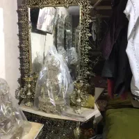 اینه کنسول و شمعدان