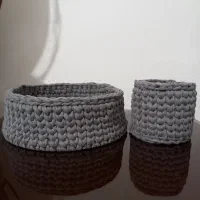 سبد و جامدادی تریکو|صنایع دستی و سایر لوازم تزئینی|چهاردانگه (تهران), |دیوار