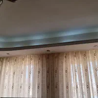 فروش پرده اتاق پذیرایی سفیدرنگ با طرح ابریشمی|پرده، رانر، رومیزی|تهران, مجیدیه|دیوار