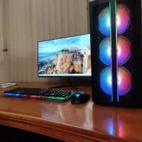 کیس گیمینگ و رندرینگ i5 نسل۱۲ رم ۱۶ گرافیک ۸