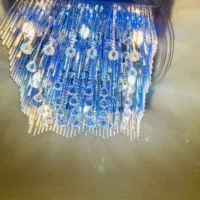 لوستر کنترلی خارجی کریستالی