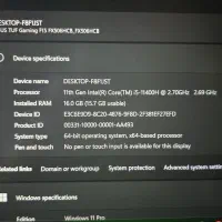 asus tuf در حد آکبند rtx 3050/1tb ssd|رایانه همراه|کرج, چهارصد دستگاه|دیوار